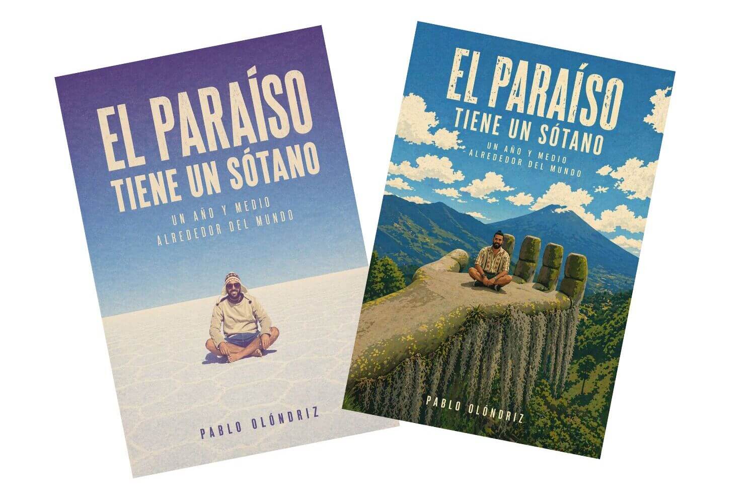 Dos opciones de portada para El paraíso tiene un sótano